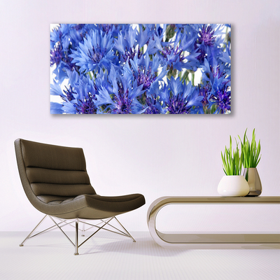 Canvas Wall art Flowers floral purple