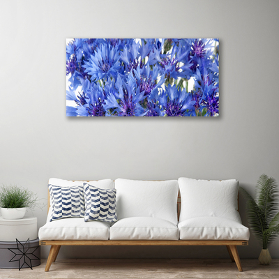 Canvas Wall art Flowers floral purple