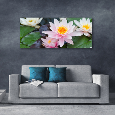 Canvas Wall art Flowers floral yellow pink