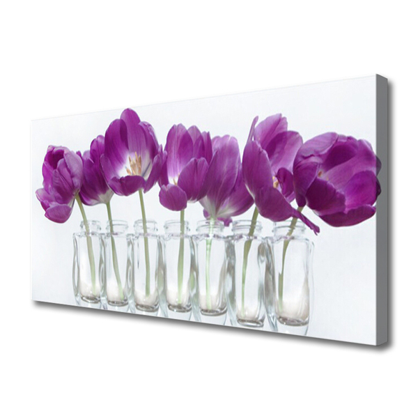 Canvas Wall art Flowers floral pink