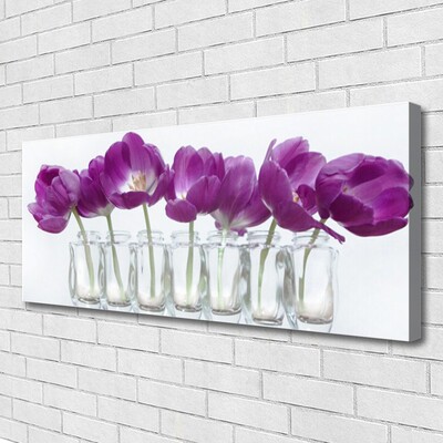 Canvas Wall art Flowers floral pink