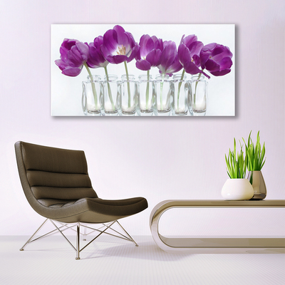 Canvas Wall art Flowers floral pink