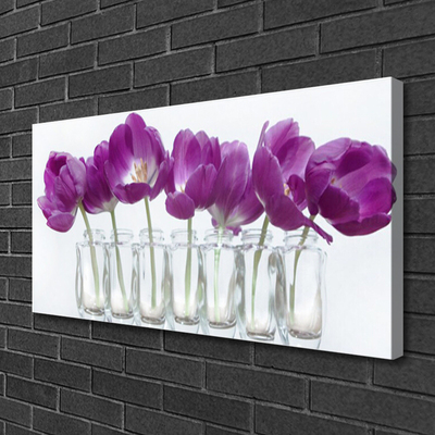 Canvas Wall art Flowers floral pink