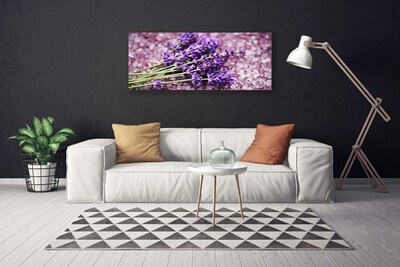 Canvas Wall art Flowers floral purple