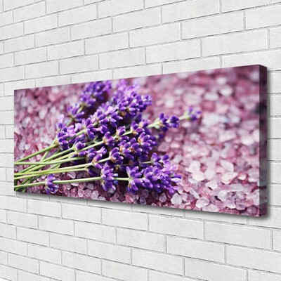 Canvas Wall art Flowers floral purple