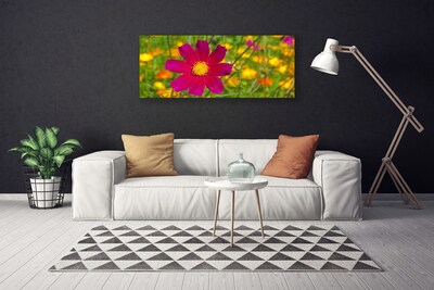 Canvas Wall art Flower floral yellow red