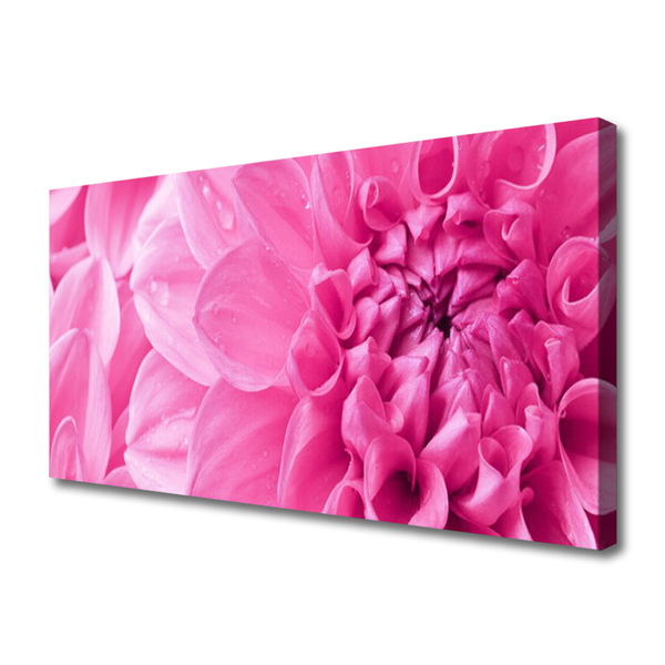 Canvas Wall art Flowers floral pink