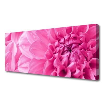 Canvas Wall art Flowers floral pink