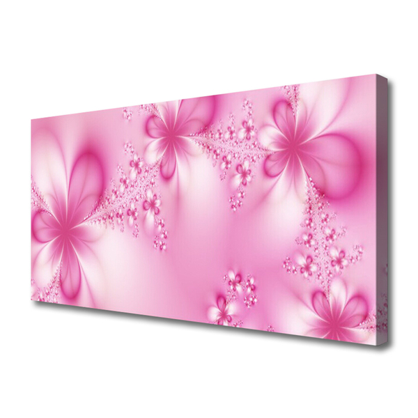 Canvas Wall art Abstract art pink