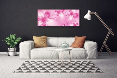 Canvas Wall art Abstract art pink