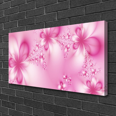 Canvas Wall art Abstract art pink