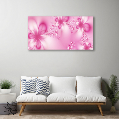 Canvas Wall art Abstract art pink