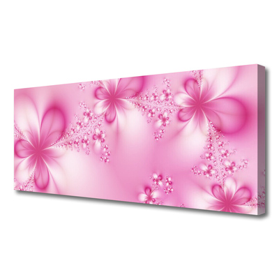 Canvas Wall art Abstract art pink