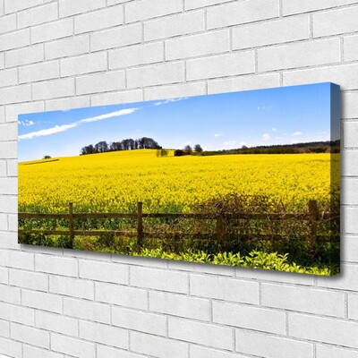 Canvas Wall art Field landscape green