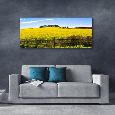 Canvas Wall art Field landscape green