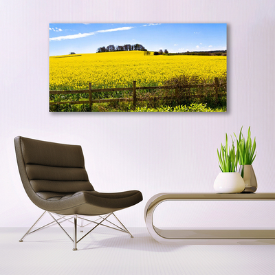 Canvas Wall art Field landscape green