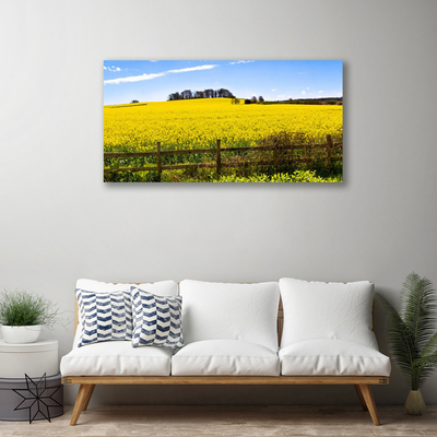 Canvas Wall art Field landscape green