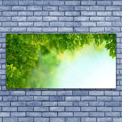Canvas Wall art Leaves nature green