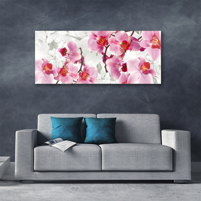 Canvas Wall art Flowers floral pink