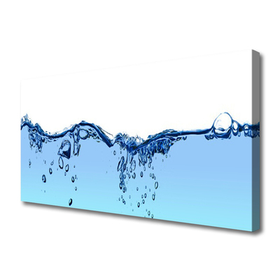 Canvas Wall art Water art blue