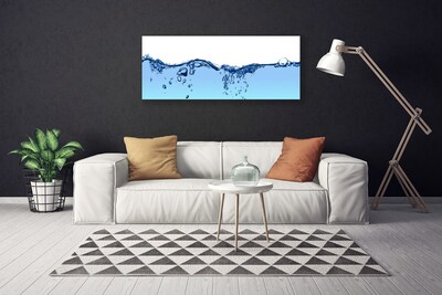 Canvas Wall art Water art blue