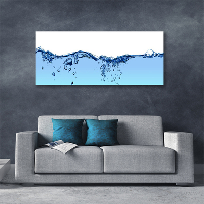 Canvas Wall art Water art blue