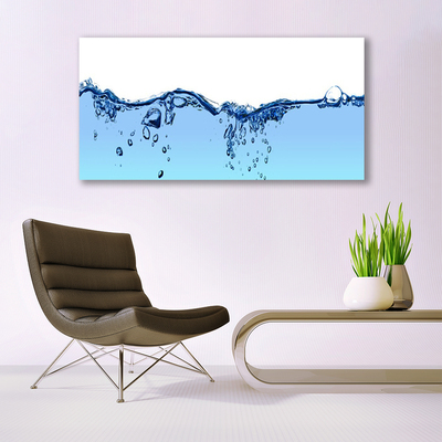 Canvas Wall art Water art blue