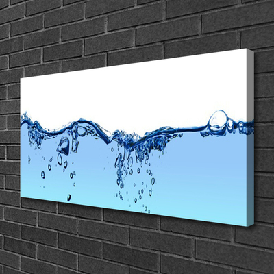 Canvas Wall art Water art blue