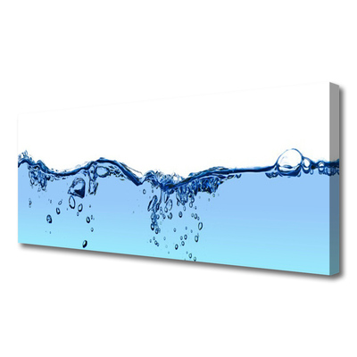 Canvas Wall art Water art blue