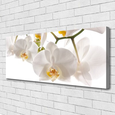 Canvas Wall art Flowers floral white