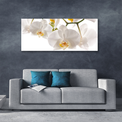 Canvas Wall art Flowers floral white