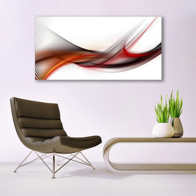 Canvas Wall art Abstract art yellow brown grey white