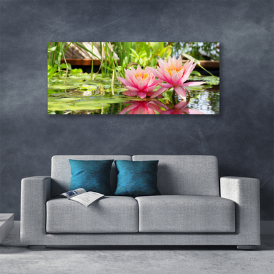 Canvas Wall art Flowers floral pink