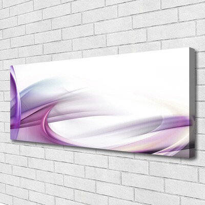 Canvas Wall art Abstract art pink white