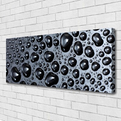 Canvas Wall art Abstract art black grey