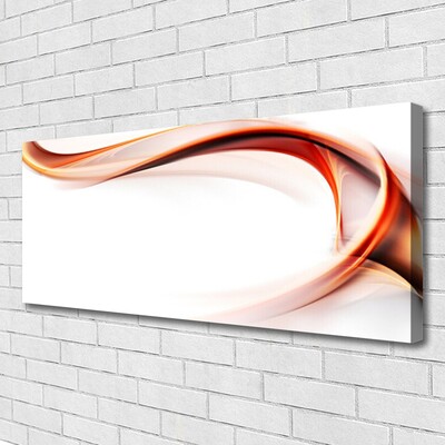 Canvas Wall art Abstract art yellow orange white