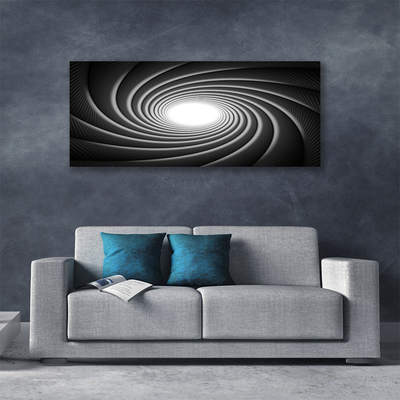 Canvas Wall art Abstract art grey white black