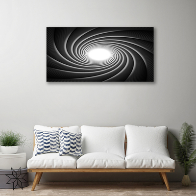 Canvas Wall art Abstract art grey white black