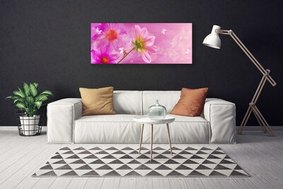 Canvas Wall art Flowers floral pink