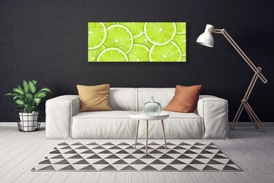 Canvas Wall art Lime kitchen green