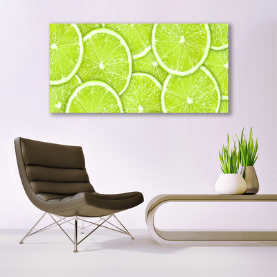 Canvas Wall art Lime kitchen green
