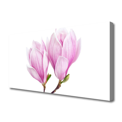 Canvas Wall art Flower floral pink