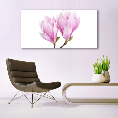 Canvas Wall art Flower floral pink