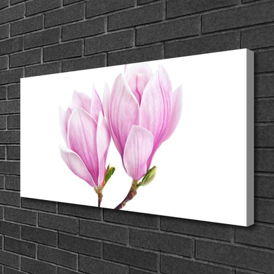 Canvas Wall art Flower floral pink