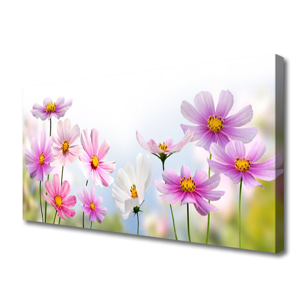 Canvas Wall art Flowers floral pink