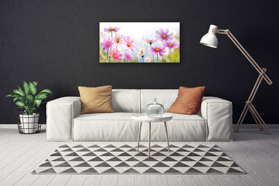 Canvas Wall art Flowers floral pink