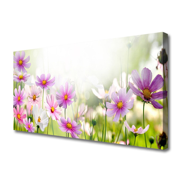 Canvas Wall art Flowers floral pink