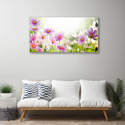 Canvas Wall art Flowers floral pink