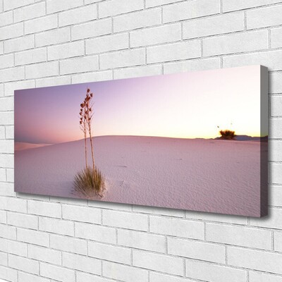 Canvas Wall art Desert landscape brown