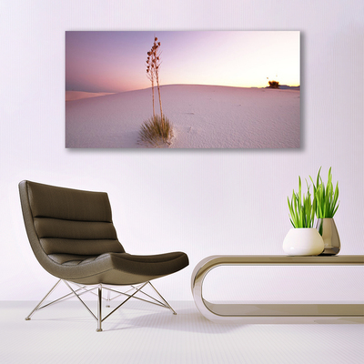 Canvas Wall art Desert landscape brown